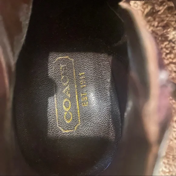 Authentic Coach booties - Picture 3 of 4
